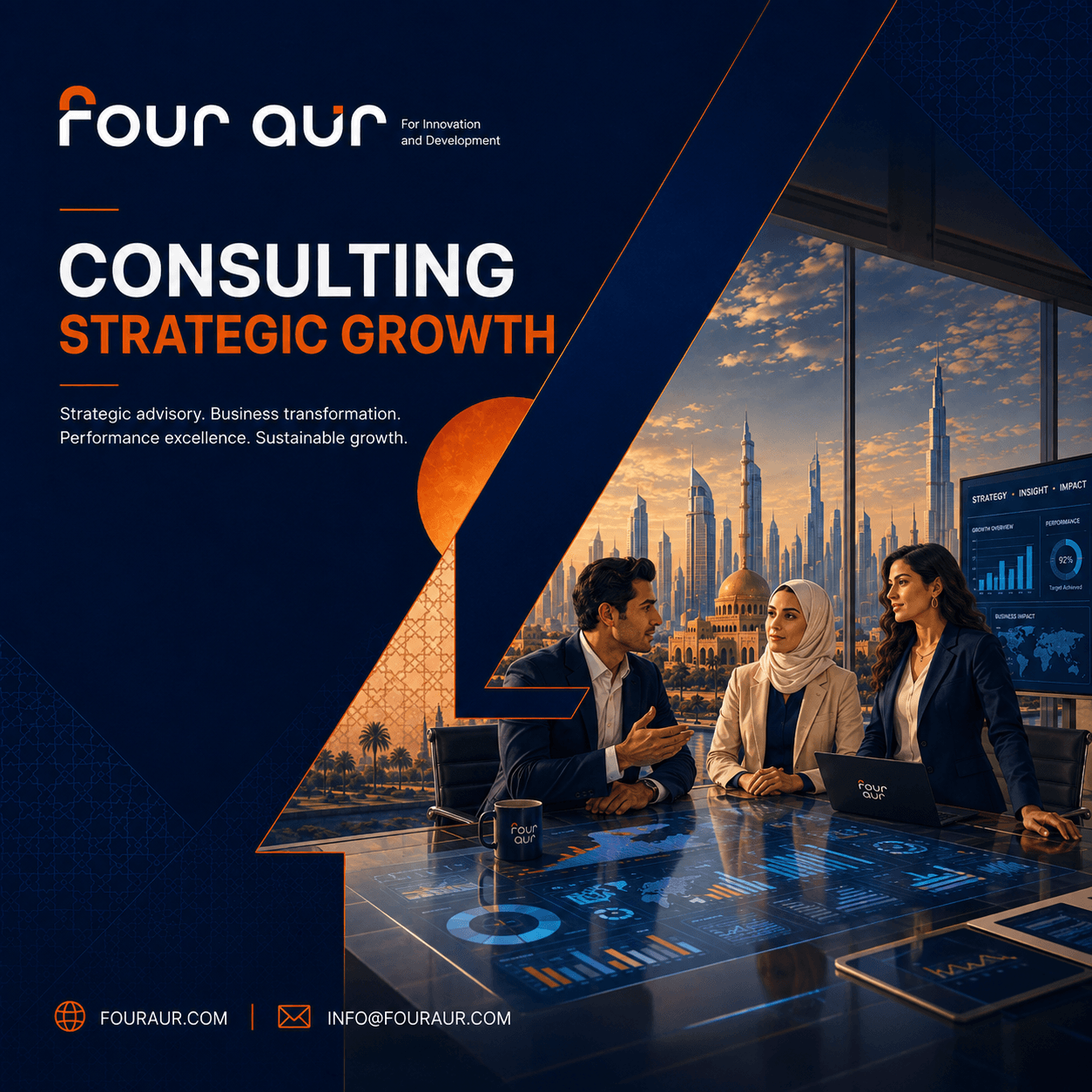 Four Aur strategic consulting and business growth advisory.